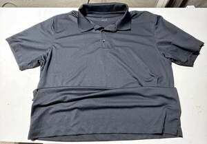 Men's Nike Dri-FIT Black Short Sleeve Polo Shirt Size XL
